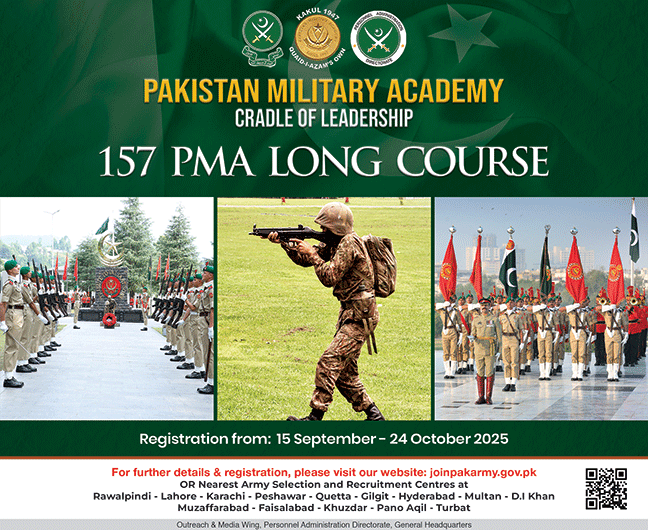 PMA Long Course 157 Jobs 2025 Latest Advertisement